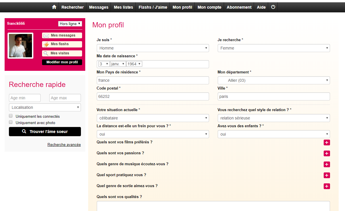 Logiciel pour créer un site de rencontre